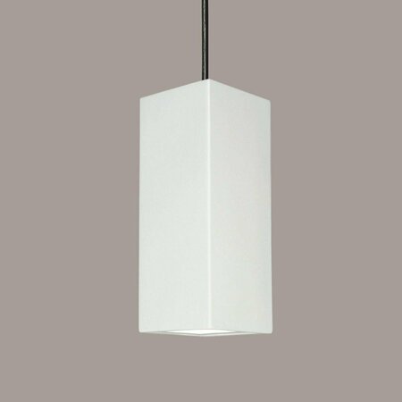 A19 LIGHTING Timor E26 Base Dimmable LED Pendant Bisque - Black Cord & Canopy P1801-1LEDE26-BCC